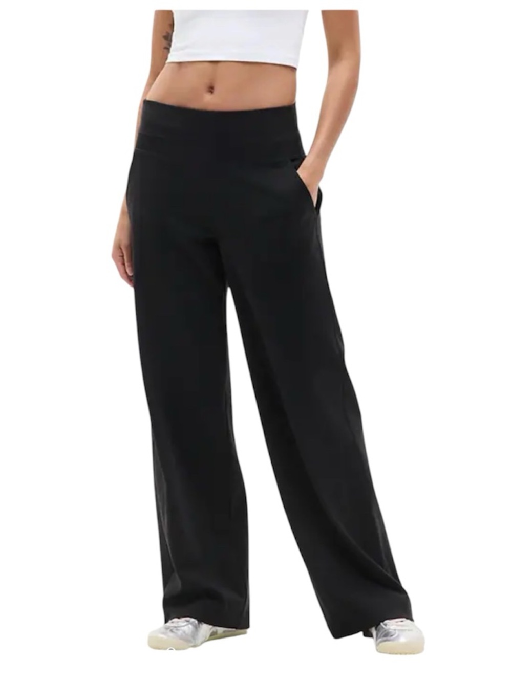 Athleta Venice High Rise Wide Leg
Pant Black L